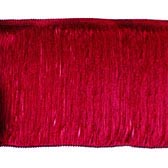 Vágott végű rojt 20 cm hosszú - RED.